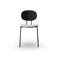 Sibast Furniture Piet Hein Spisebordsstol Sort I Sort Egetrá og Remix 123