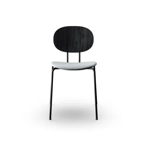 Sibast Furniture Piet Hein Spisebordsstol Sort I Sort Egetrá og Remix 123