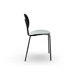 Sibast Furniture Piet Hein Spisebordsstol Sort I Sort Egetrá og Remix 123