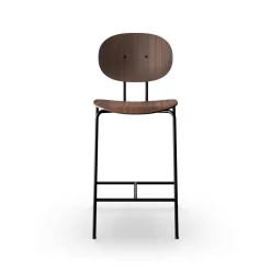 Sibast Furniture Piet Hein Barstol Sort I Valnød