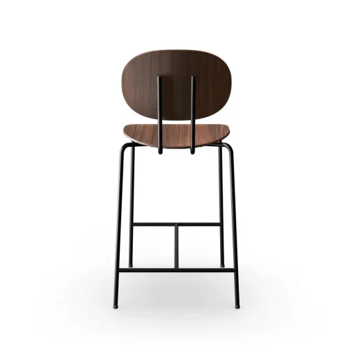 Sibast Furniture Piet Hein Barstol Sort I Valnød