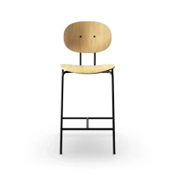 Sibast Furniture Piet Hein Barstol Sort I Egetrá