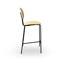 Sibast Furniture Piet Hein Barstol Sort I Egetrá
