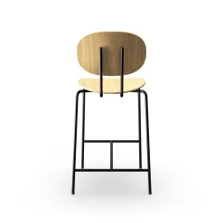 Sibast Furniture Piet Hein Barstol Sort I Egetrá