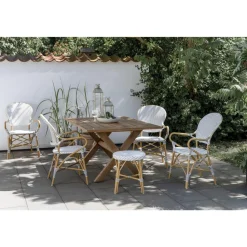 Sika-Design Isabell Exterior Caféstol med Armlán Almond