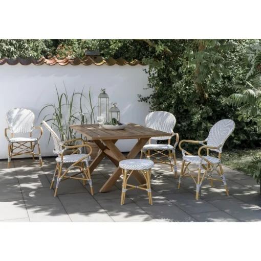 Sika-Design Isabell Exterior Caféstol med Armlán Almond