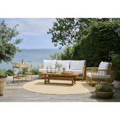 Sika-Design Julian Udendørs Sofabord 140x55 cm Teak