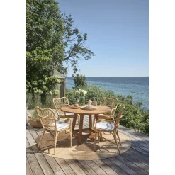 Sika-Design Margret Exterior Spisebordsstol Aluminium/Natur