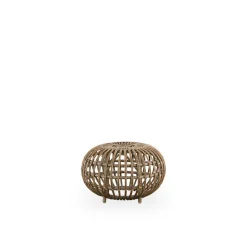 Sika-Design Ottoman Lille Poleret Antik