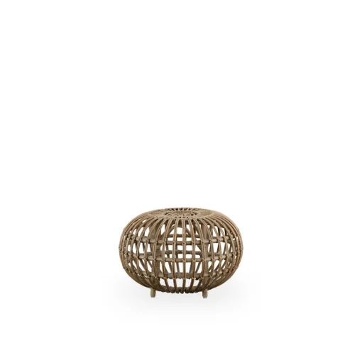 Sika-Design Ottoman Lille Poleret Antik