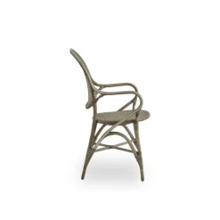 Sika-Design Rossini Spisebordsstol med Armlán Taupe