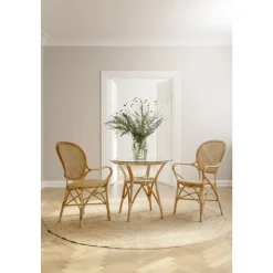 Sika-Design Rossini Spisebordsstol med Armlán Natur