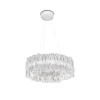 SLAMP Accordéon Pendel Transparent/Hvid