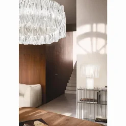 SLAMP Accordéon Pendel Transparent/Hvid