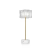 SLAMP Accordéon Transportabel Lampe Transparent/Hvid