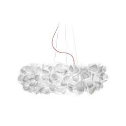 SLAMP Clizia Mama Non Mama Pendel Stor Hvid/Rød Wire