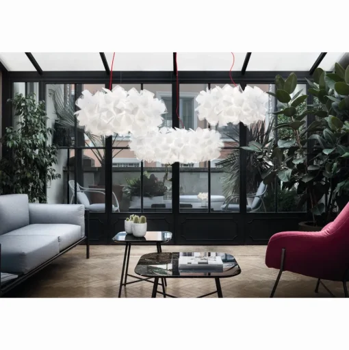 SLAMP Clizia Mama Non Mama Pendel Hvid/Rød Wire