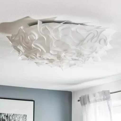 SLAMP Clizia Vág/Loftlampe Stor Hvid