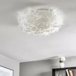 SLAMP Clizia Vág/Loftlampe Stor Hvid