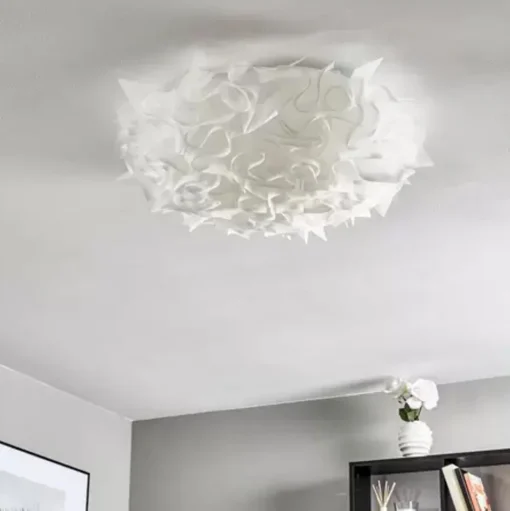 SLAMP Clizia Vág/Loftlampe Stor Hvid