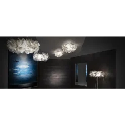 SLAMP Clizia Vág/Loftlampe Stor Fumè