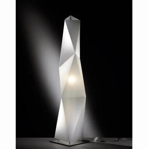 SLAMP Diamond Gulvlampe Stor Hvid