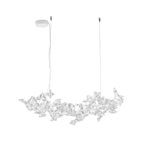 SLAMP Hanami Pendel Stor Transparent/Transparent Wire