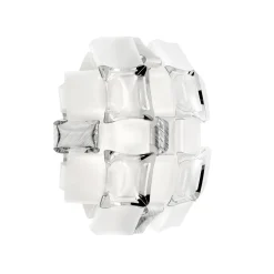 SLAMP Mida Váglampe Hvid/Sølv