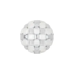 SLAMP Mida Vág/Loftlampe Medium Hvid/sølv