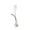 SLAMP Tulip Transportabel Lampe Transparent/Hvid Base