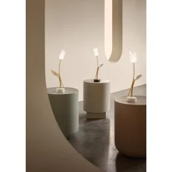 SLAMP Tulip Transportabel Lampe Transparent/Hvid Base
