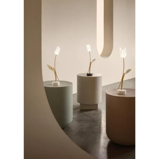 SLAMP Tulip Transportabel Lampe Transparent/Sort Base