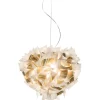 SLAMP Veli Aurea Pendel Hvid/Guld Med Transparent Ledning