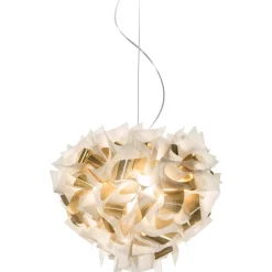 SLAMP Veli Aurea Pendel Hvid/Guld Med Transparent Ledning