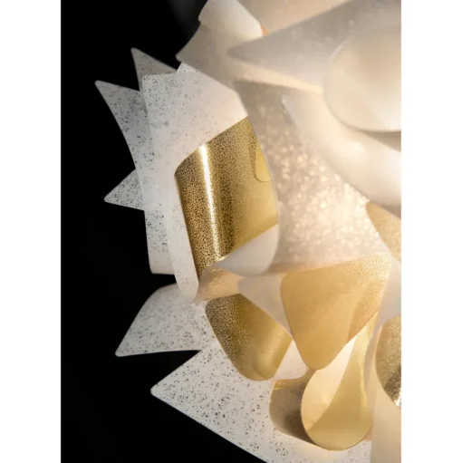 SLAMP Veli Aurea Pendel Hvid/Guld Med Transparent Ledning