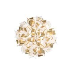 SLAMP Veli Aurea Vág/Loftlampe Medium Hvid/Guld