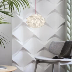 SLAMP Veli Mini Single Pendel Couture/Rød Wire