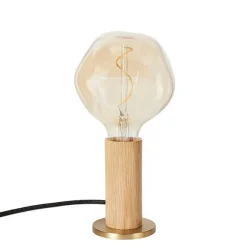 Tala Knuckle Bordlampe Egetrá med Voronoi-I Páre
