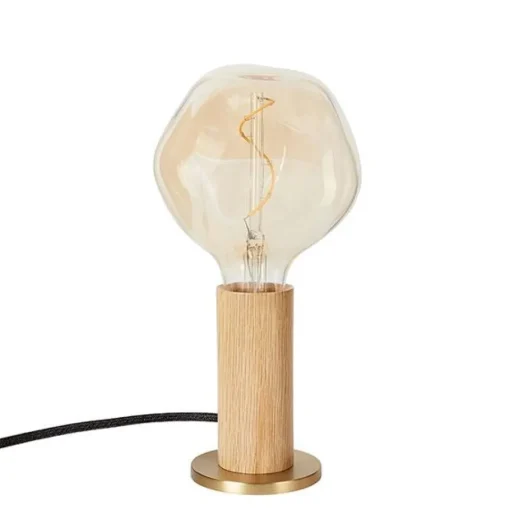Tala Knuckle Bordlampe Egetrá med Voronoi-I Páre