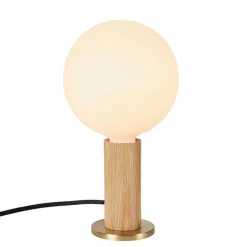 Tala Knuckle Bordlampe Egetrá med Sphere IV Páre