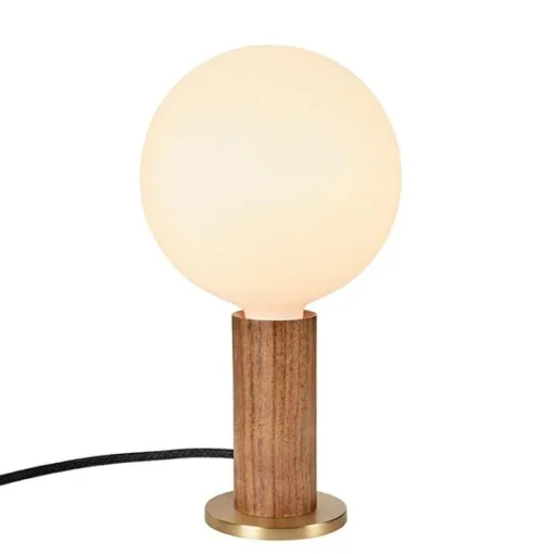 Tala Knuckle Bordlampe Valnød med Sphere IV Páre