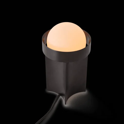 Tala Loop Bordlampe Lille Mørkegrå med Sphere III
