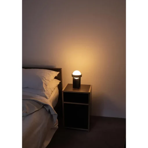 Tala Loop Bordlampe Lille Mørkegrå med Sphere III