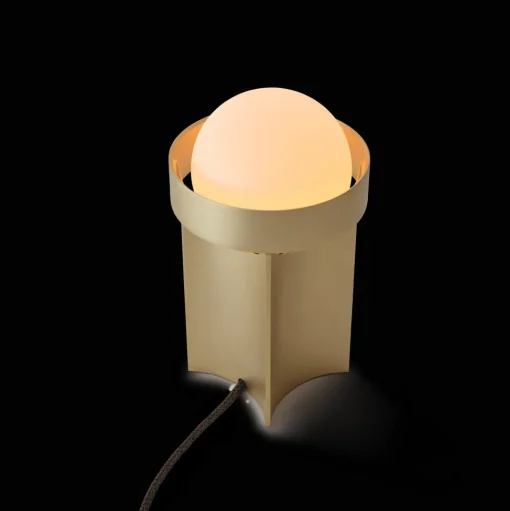 Tala Loop Bordlampe Lille Guld med Sphere III