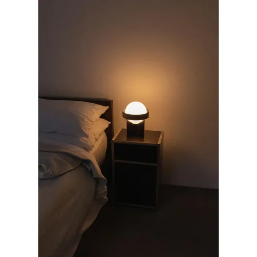 Tala Loop Bordlampe Stor Mørkegrå med Sphere IV
