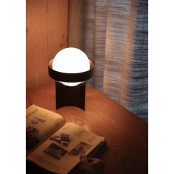 Tala Loop Bordlampe Stor Mørkegrå med Sphere IV