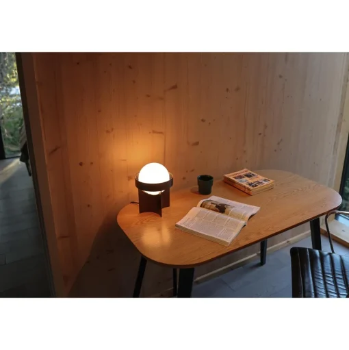 Tala Loop Bordlampe Stor Mørkegrå med Sphere IV