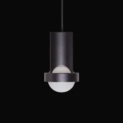 Tala Loop Single Pendel Lille Mørkegrå med Sphere III