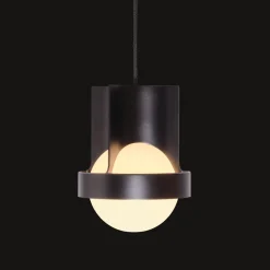 Tala Loop Single Pendel Stor Mørkegrå med Sphere IV