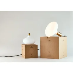 Tala Oval Ll E27 LED Páre 8W 2000-2800K Mat Porcelán